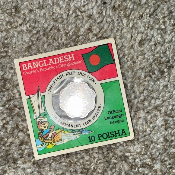 Vintage Sealed Bangladesh Coin in Permeant Holder - Picture 4 of 5